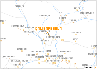 map of Qālībāf-e Bālā