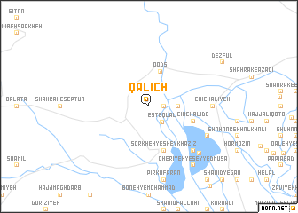 map of Qalīch