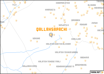 map of Qallah Sapachī