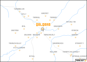 map of Qalqama