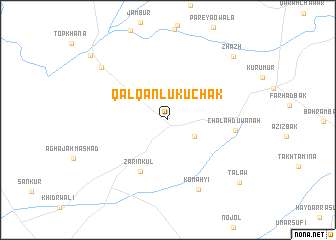 map of Qalqānlū Kūchak