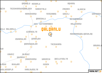 map of Qālqānlū