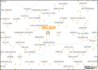 map of Qalqūm