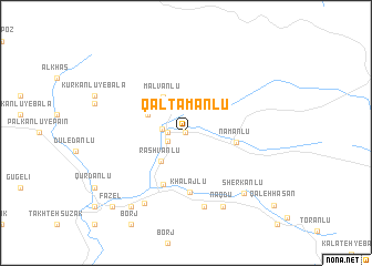 map of Qāltamānlū