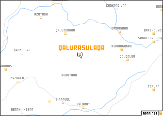 map of Qālū Rasūl Āqā