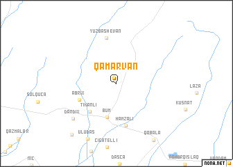 map of Qǝmǝrvan