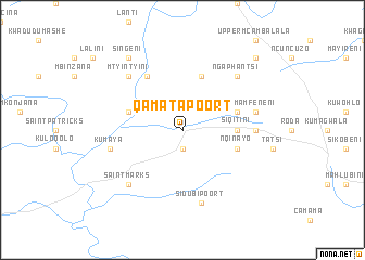 map of Qamata Poort