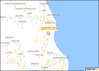 map of Qamayeh