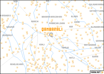 map of Qambar Ali
