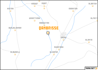 map of Qambrîssé