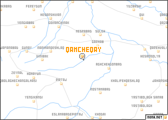 map of Qamcheqāy