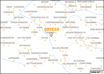 map of Qamesh