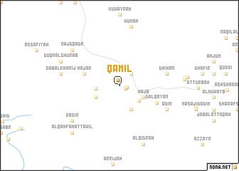 map of Qāmil