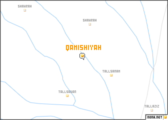 map of Qāmishīyah