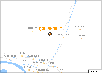 map of Qamishogly