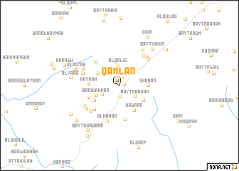 map of Qamlān