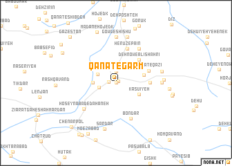 map of Qanāt-e Garm