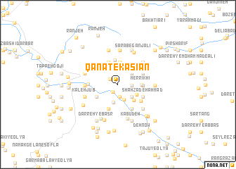 map of Qanāt-e Kāsīān