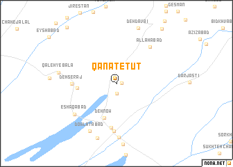 map of Qanāt-e Tūt