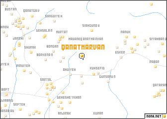 map of Qanāt Marvān