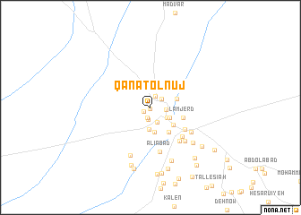 map of Qanāt ol Nūj