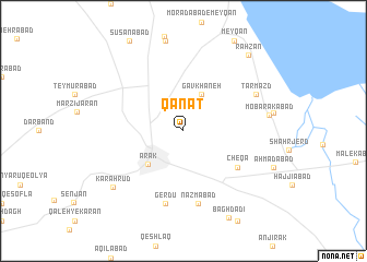 map of Qanāt