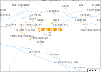 map of Qanbarābād