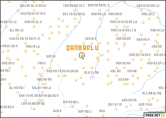 map of Qanbarlū