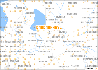 map of Qandar Kheyl