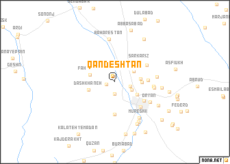 map of Qandeshtan