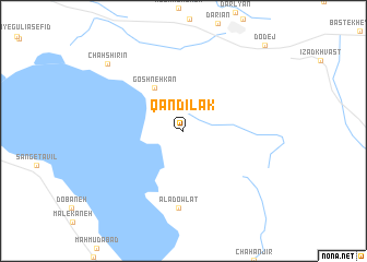 map of Qandīlak