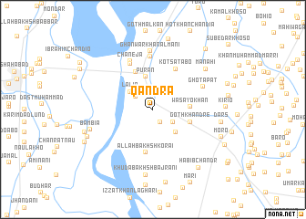 map of Qāndra