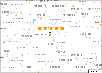 map of Qaneshgūdam