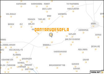 map of Qānyārūq-e Soflá