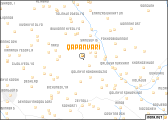 map of Qapānvarī