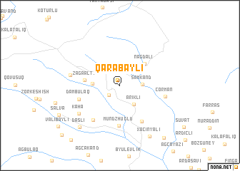 map of Qarabǝyli