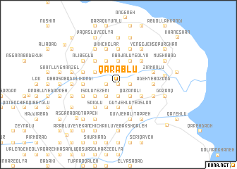 map of Qarāblū