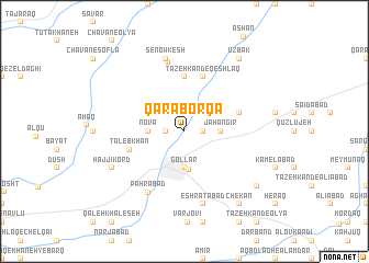 map of Qarā Borqa‘