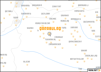 map of Qarabulaq