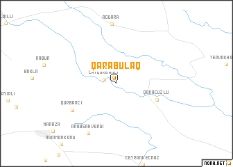 map of Qarabulaq