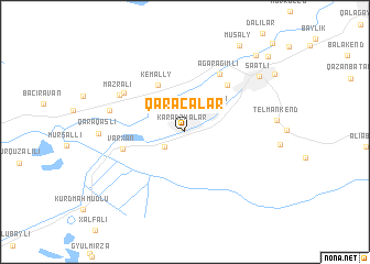 map of Qaracalar