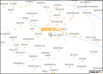 map of Qaracallı