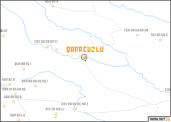 map of Qaracüzlü