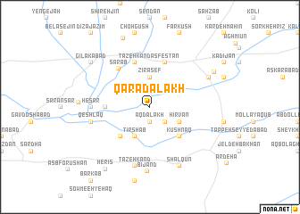 map of Qarā Dālākh