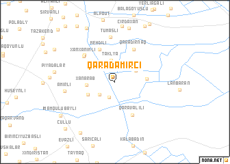 map of Qaradǝmirçi