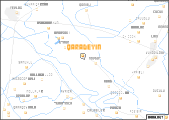 map of Qaradeyin