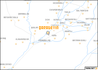 map of Qaradeyin