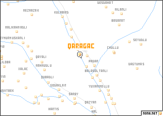 map of Qarağac