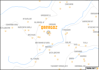 map of Qaragöz