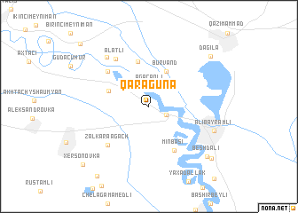 map of Qaragünǝ